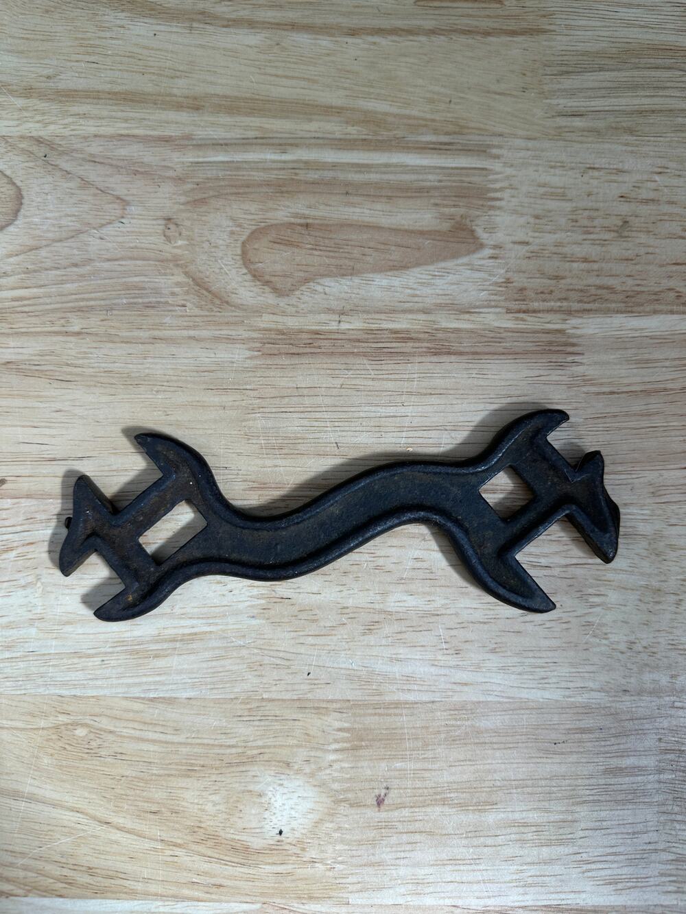 Vintage IHC Cast Iron Tractor Wrench Multi Tool Tractor Implement Farm Ornate
